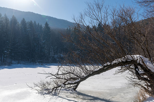 Замръзналото Боянско езеро, Витоша