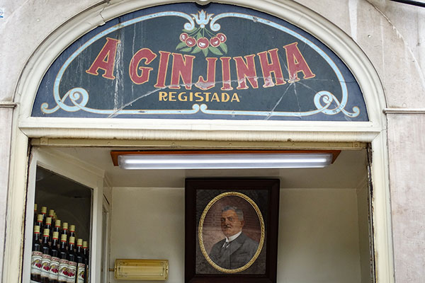 Популярно място за джинджа, Лисабон, Португалия