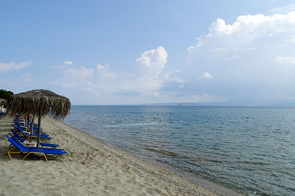 Golden beach, Касандра, Халкидики, Гърция
