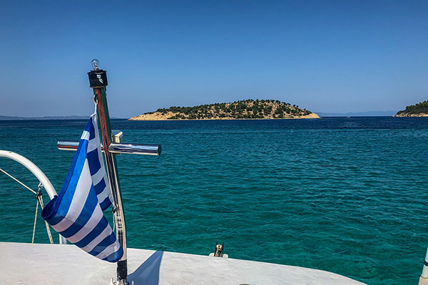 Остров Диапорос, Ситония, Халкидики, Гърция