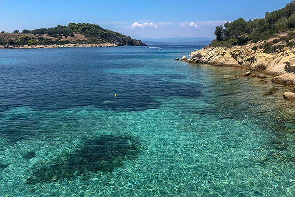 Остров Агиос Исидорос, Ситония, Халкидики, Гърция