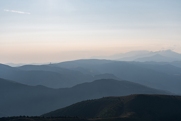 Панорама от връх Юмрука, Стара планина